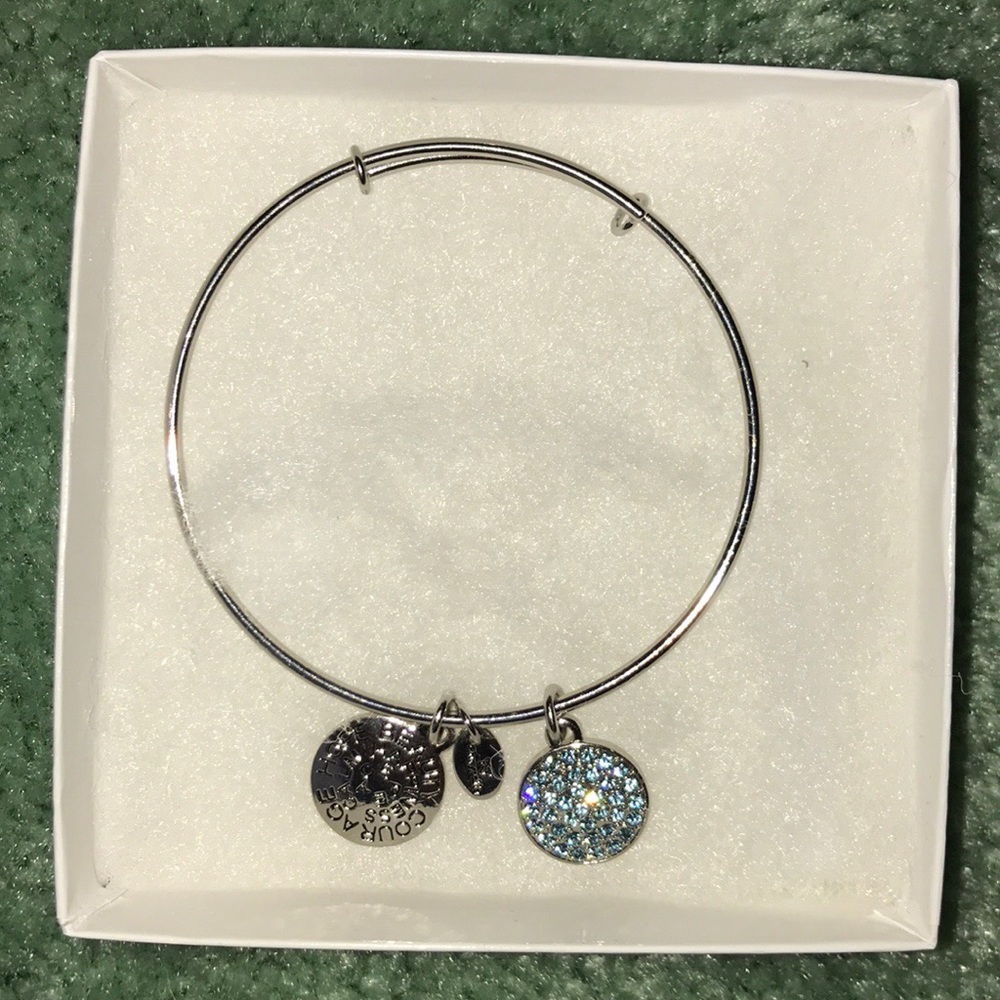 Aquamarine Swarovski Crystal Bracelet